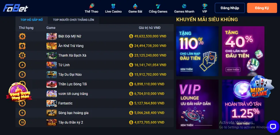 Các tùy chọn đặt cược Baccarat tại wi88 link vào